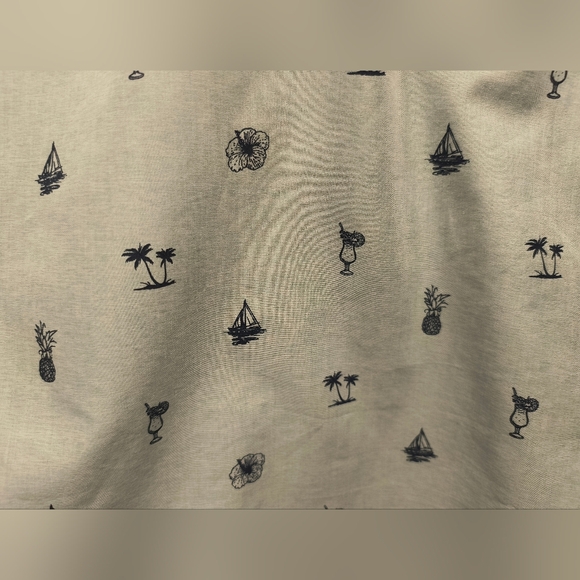 Molokai Surf Co. Men's Mint Green Hawaiian Shirt XXL - Picture 2 of 4